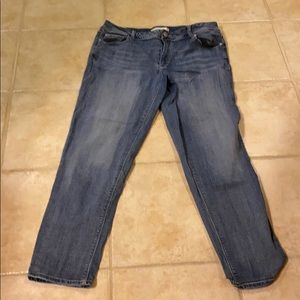 Contemporary blue jeans